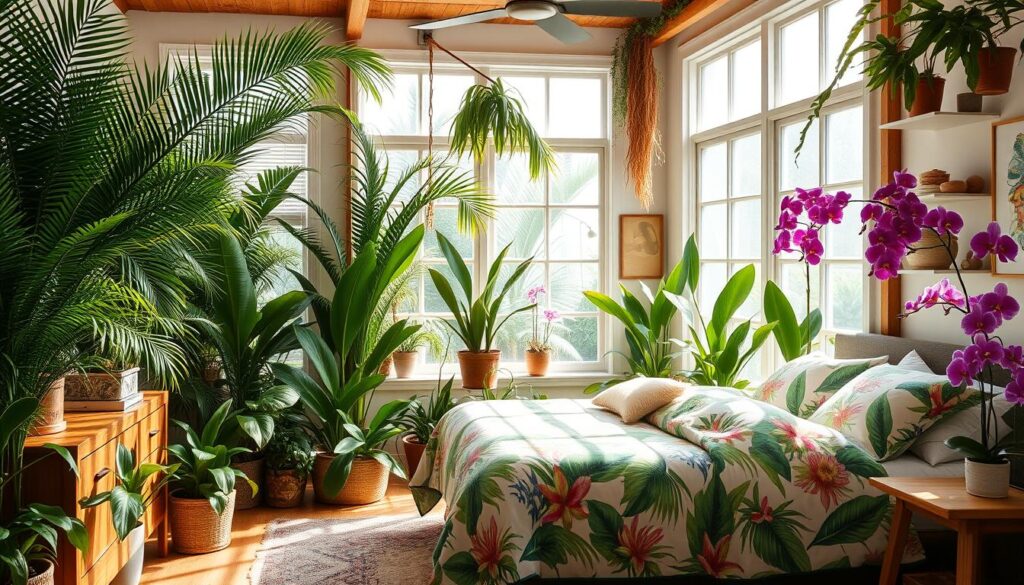 Indoor plants for a tropical vibe