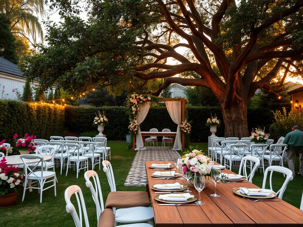 backyard wedding appeal