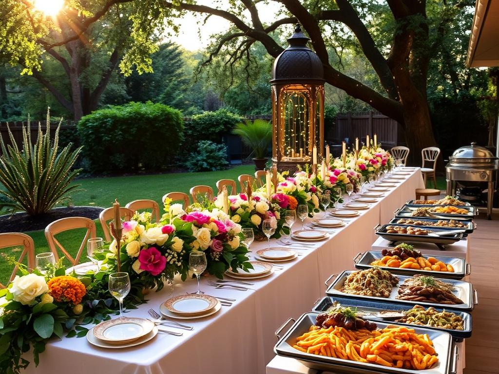 catering for backyard weddings