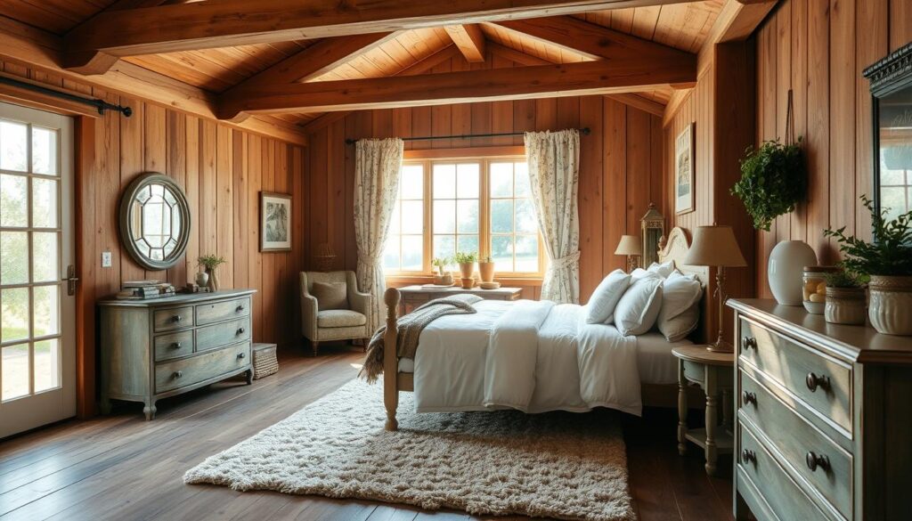 cozy farmhouse bedroom