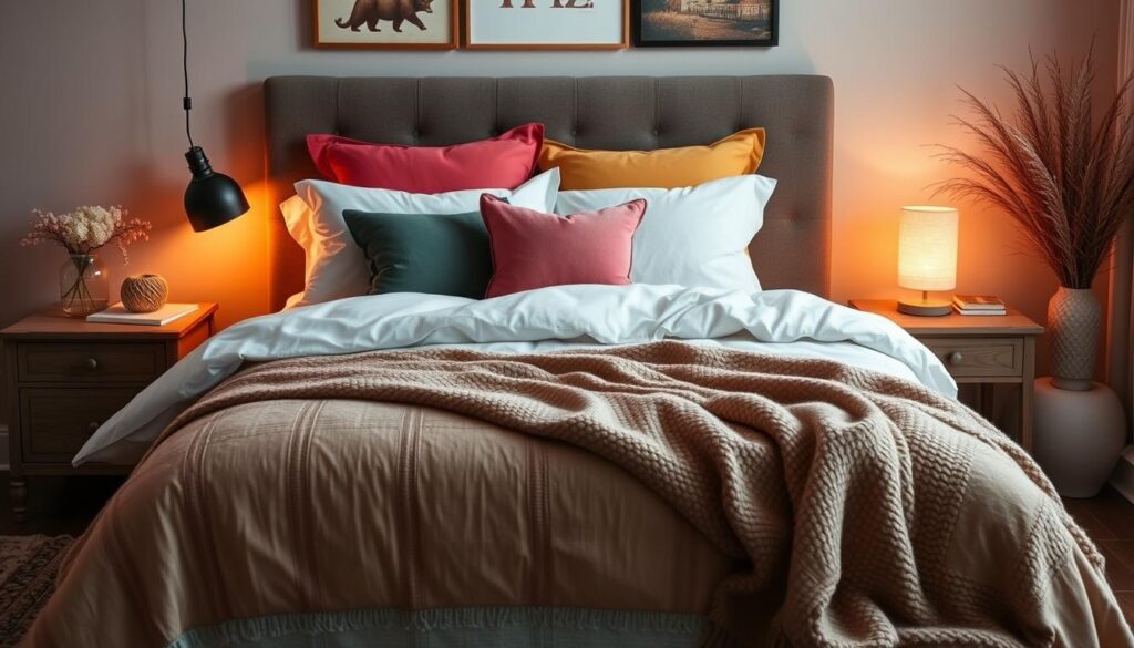 cozy sleep areas with trendy bed linens