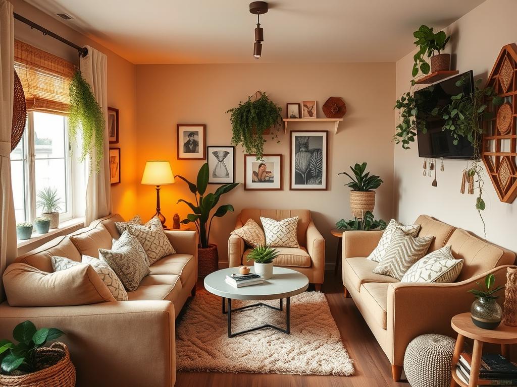 cozy small living room décor