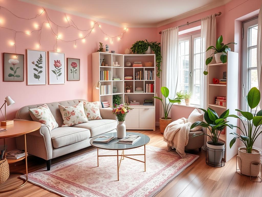 girly apartment decor