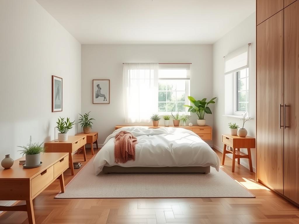 japandi small bedroom