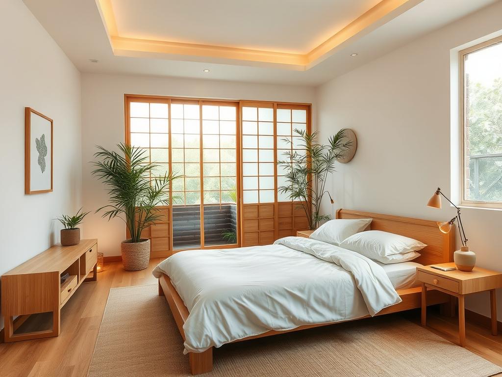 japandi style bedroom