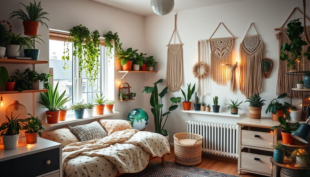 plants and decor for hip teenage bedroom decor