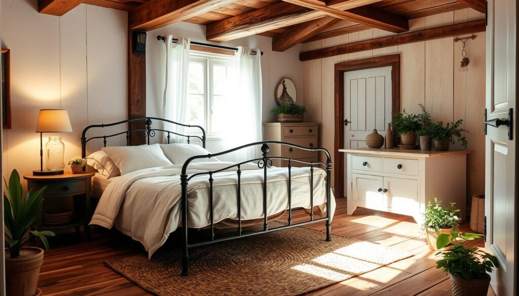 small farmhouse bedroom