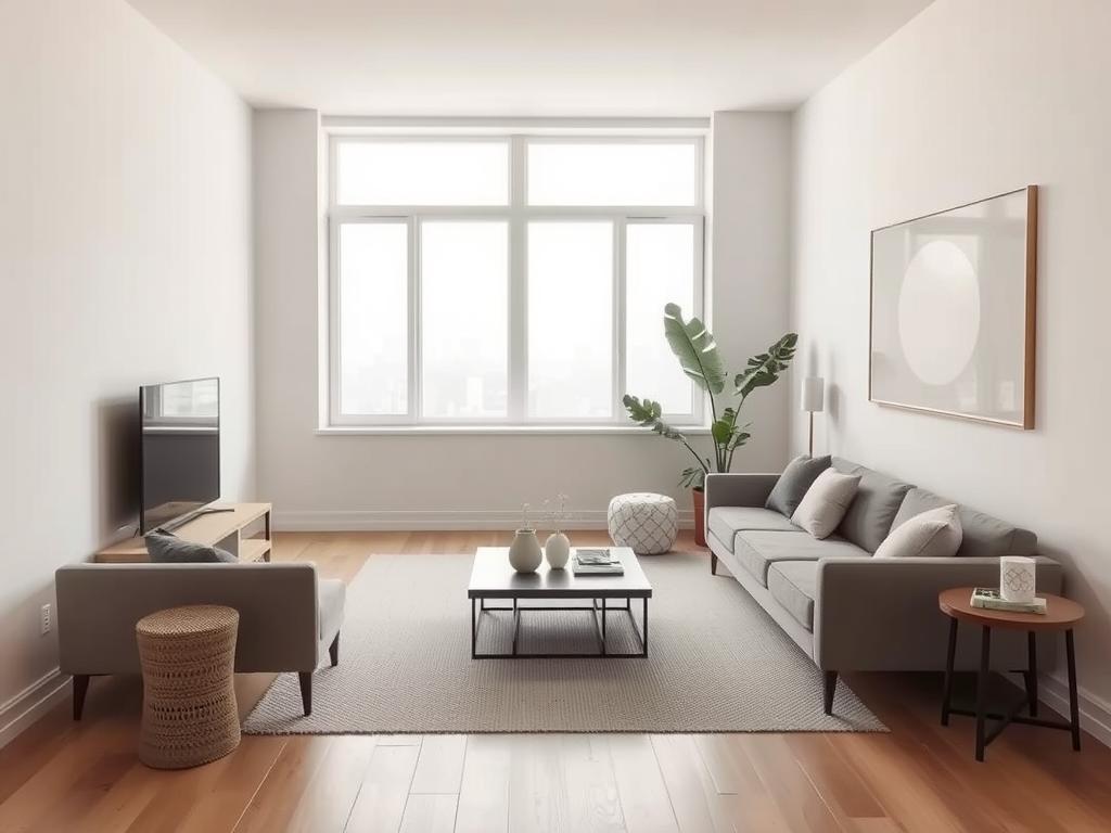 small minimalist living room