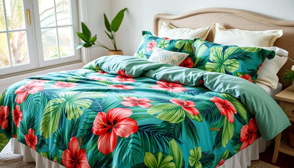 tropical bedding