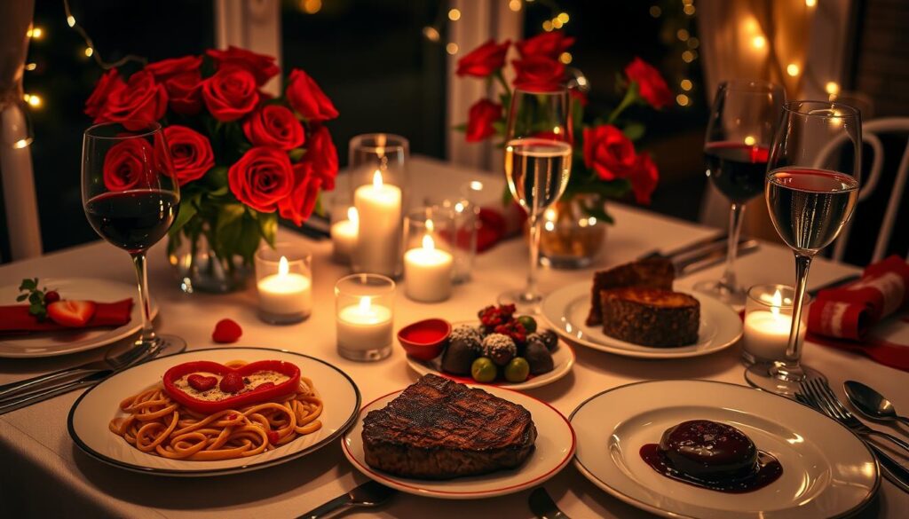 valentine dinner menu