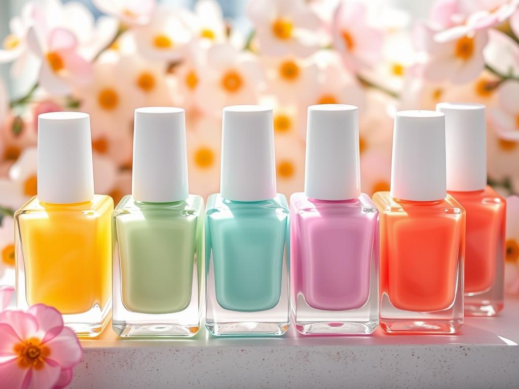 vibrant spring nail shades