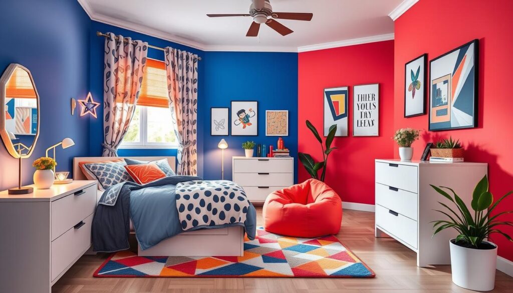 vibrant teen bedroom color schemes