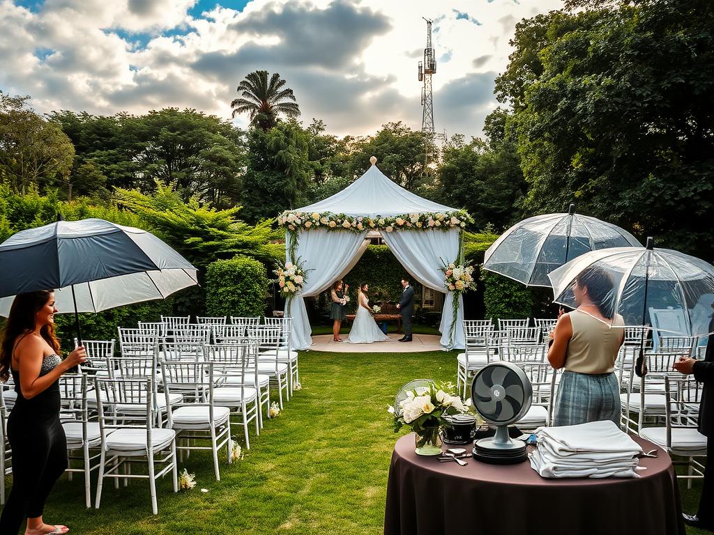 weather preparedness for weddings