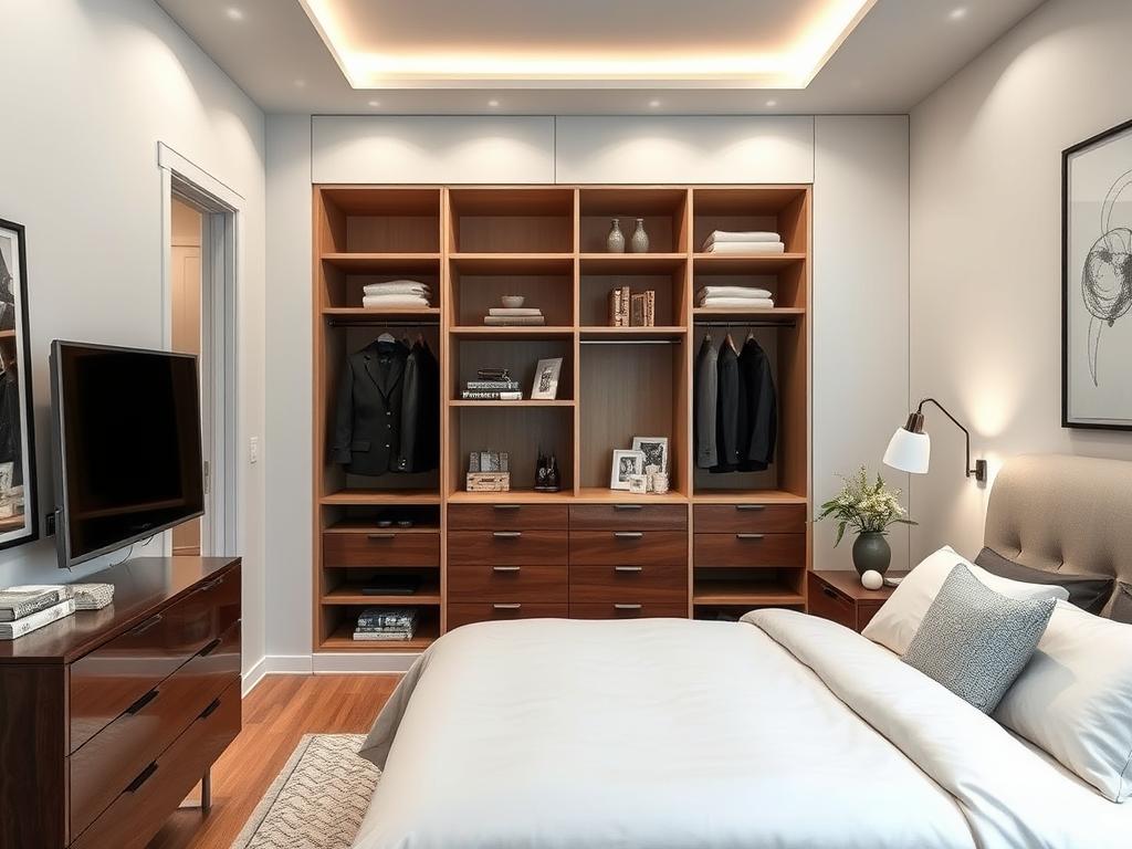 Efficient closet bedroom ideas