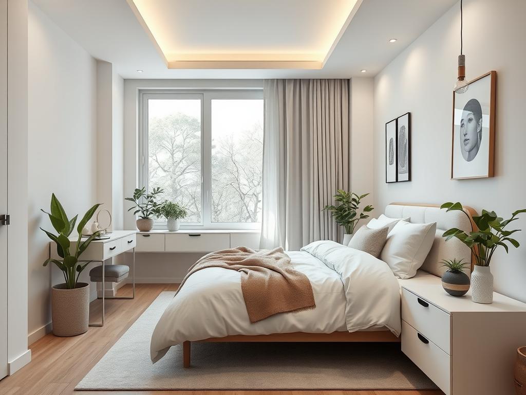 modern bedroom interior small rooms