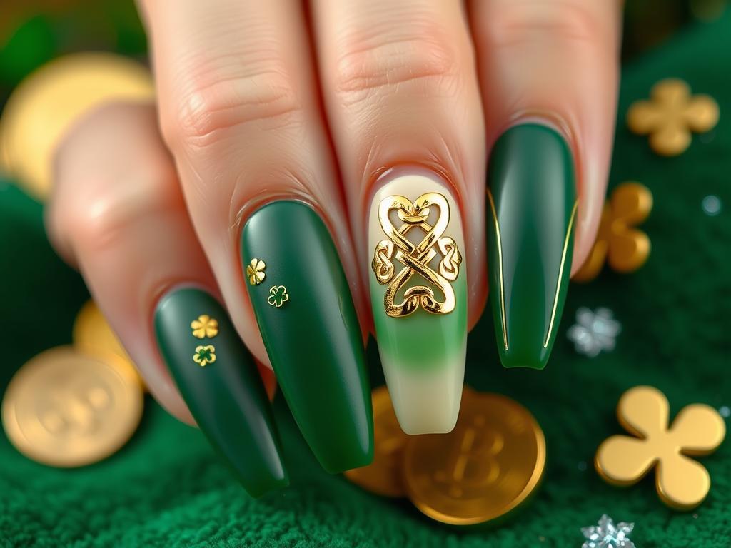 popular st. patrick’s day nail colors