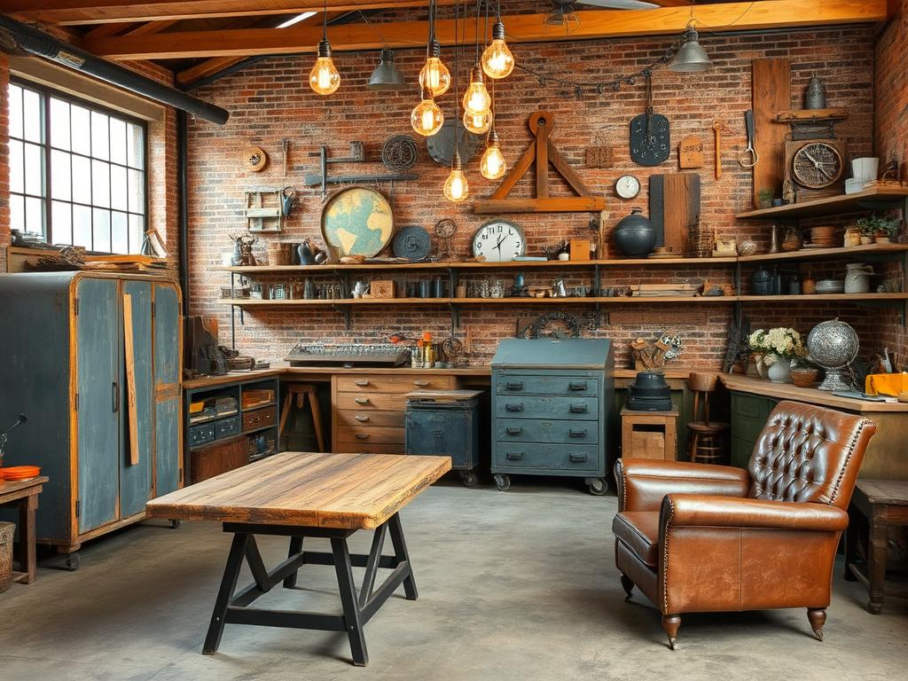 popular vintage industrial furniture styles