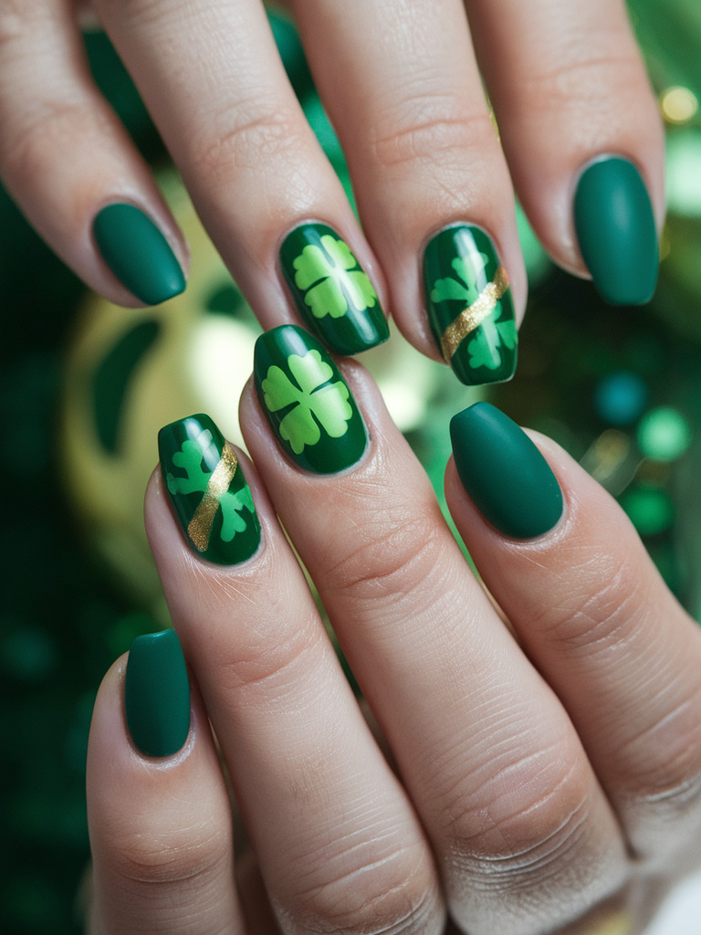 saint patrick's day nails