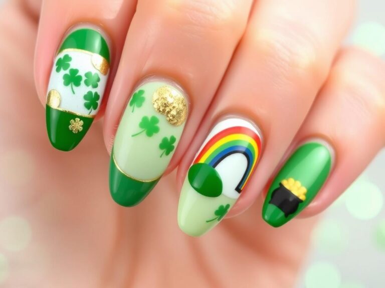 saint patrick’s day nails